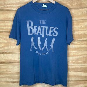 Vintage 05 The Beatles Abbey Road Band T-Shirt Apple Corps Size: Large